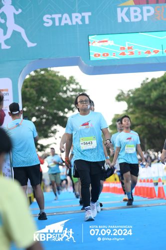 Race photo from KBP City Run 2024