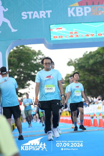 Race photo from KBP City Run 2024