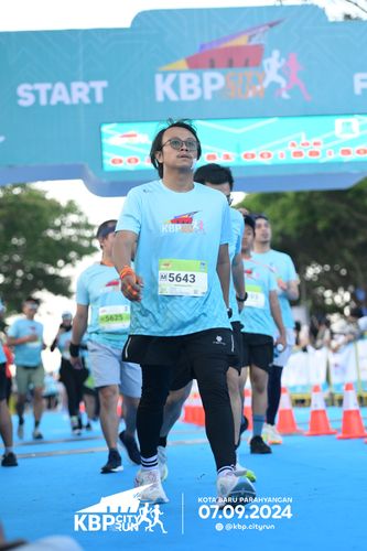 Race photo from KBP City Run 2024
