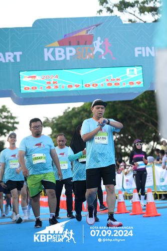 Race photo from KBP City Run 2024