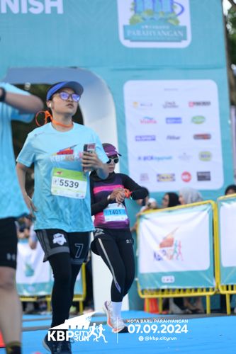 Race photo from KBP City Run 2024