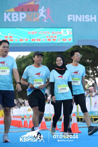 Race photo from KBP City Run 2024