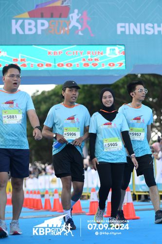 Race photo from KBP City Run 2024