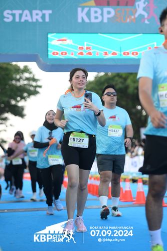 Race photo from KBP City Run 2024