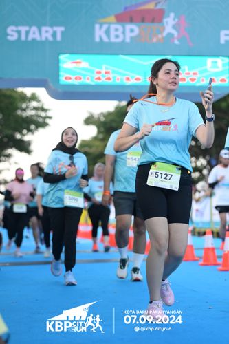 Race photo from KBP City Run 2024