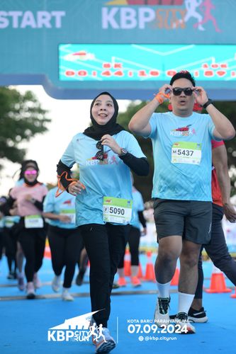 Race photo from KBP City Run 2024