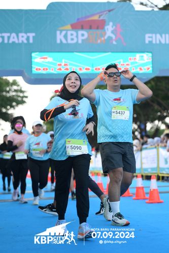 Race photo from KBP City Run 2024