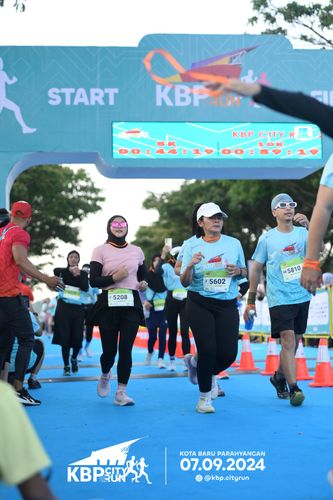 Race photo from KBP City Run 2024