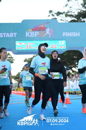 Race photo from KBP City Run 2024