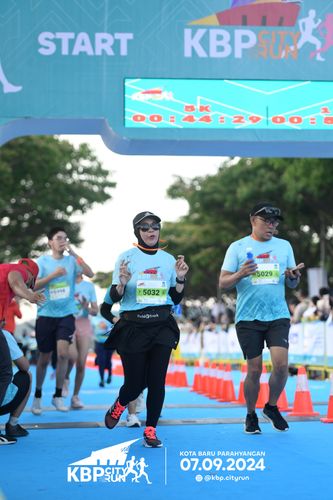 Race photo from KBP City Run 2024