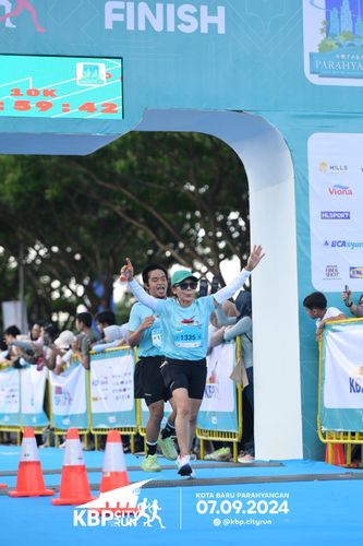 Race photo from KBP City Run 2024