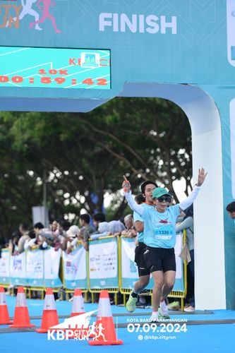 Race photo from KBP City Run 2024