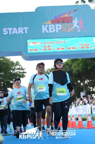 Race photo from KBP City Run 2024