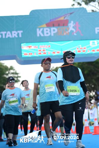 Race photo from KBP City Run 2024