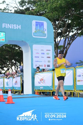 Race photo from KBP City Run 2024
