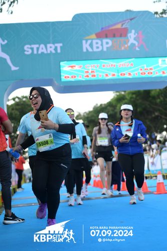 Race photo from KBP City Run 2024