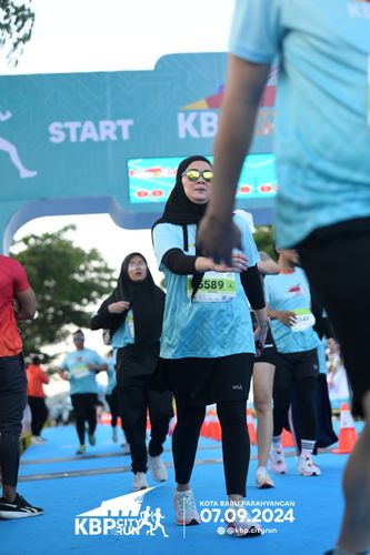 Race photo from KBP City Run 2024