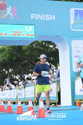 Race photo from KBP City Run 2024