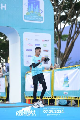 Race photo from KBP City Run 2024