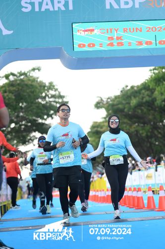 Race photo from KBP City Run 2024