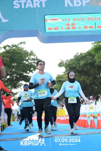 Race photo from KBP City Run 2024