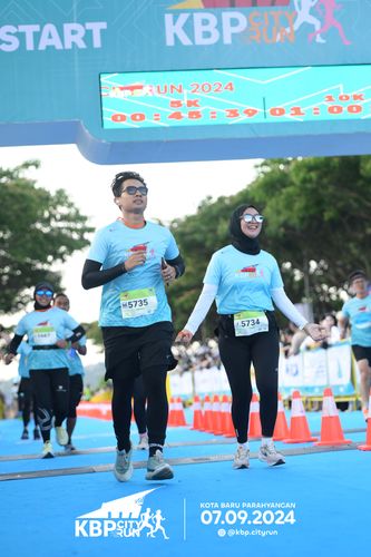 Race photo from KBP City Run 2024