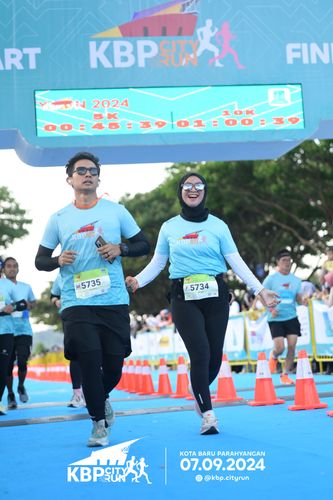Race photo from KBP City Run 2024