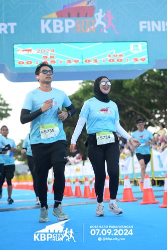 Race photo from KBP City Run 2024