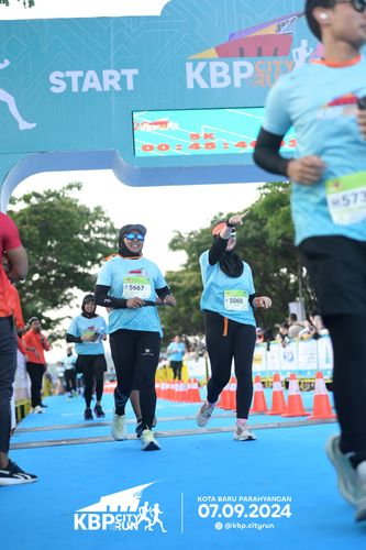 Race photo from KBP City Run 2024