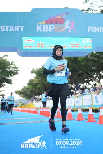 Race photo from KBP City Run 2024