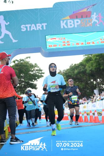 Race photo from KBP City Run 2024