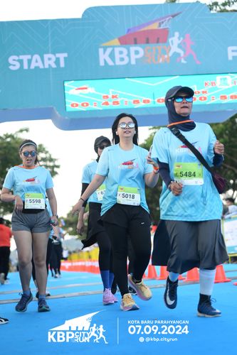 Race photo from KBP City Run 2024