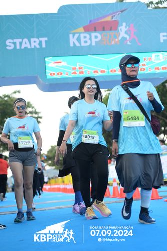 Race photo from KBP City Run 2024
