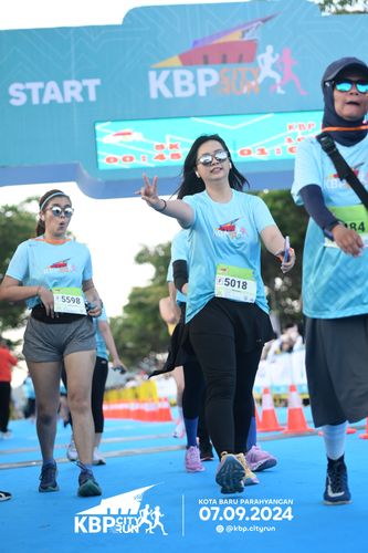 Race photo from KBP City Run 2024