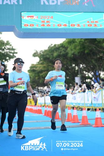 Race photo from KBP City Run 2024