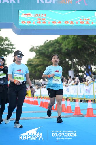 Race photo from KBP City Run 2024
