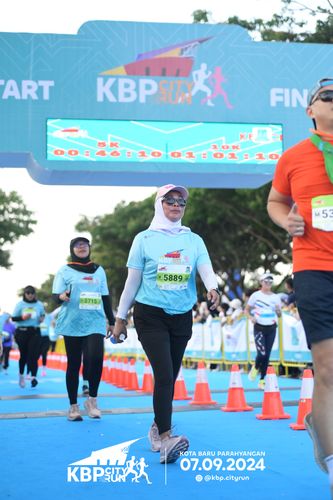 Race photo from KBP City Run 2024