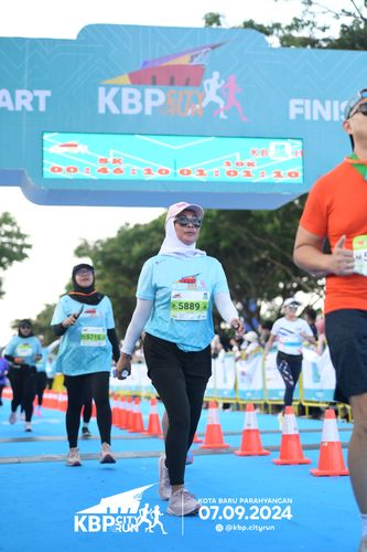Race photo from KBP City Run 2024