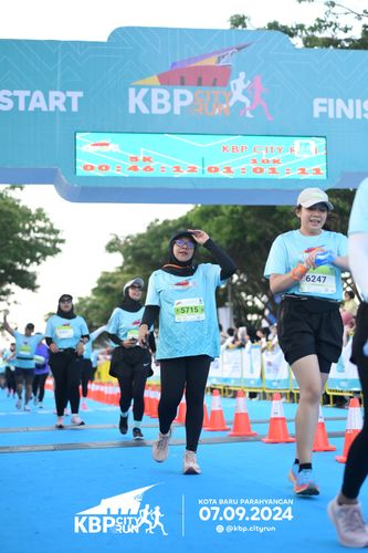 Race photo from KBP City Run 2024