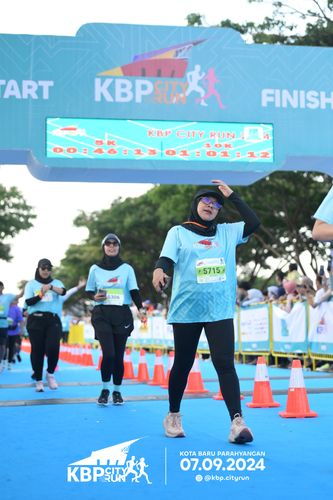Race photo from KBP City Run 2024