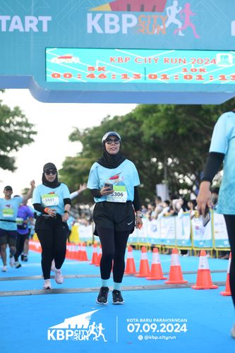 Race photo from KBP City Run 2024