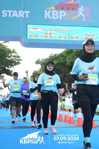Race photo from KBP City Run 2024