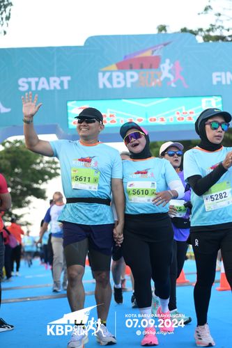 Race photo from KBP City Run 2024