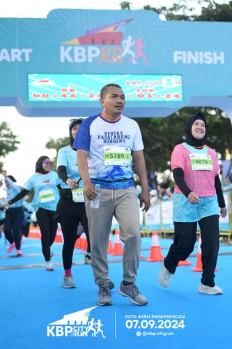 Race photo from KBP City Run 2024