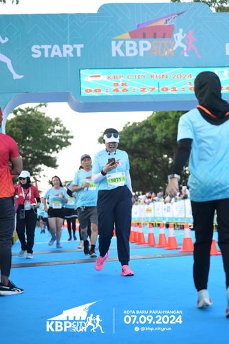 Race photo from KBP City Run 2024