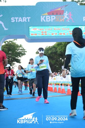 Race photo from KBP City Run 2024