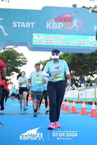 Race photo from KBP City Run 2024