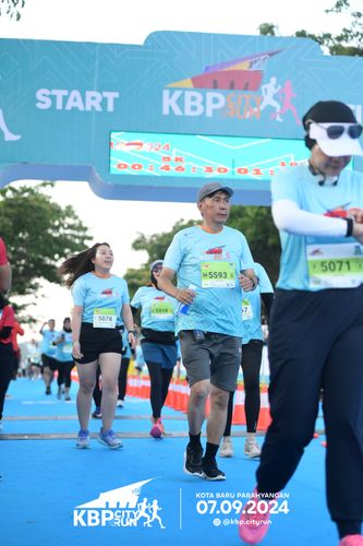 Race photo from KBP City Run 2024