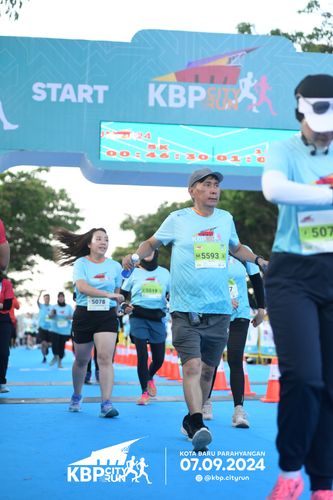 Race photo from KBP City Run 2024