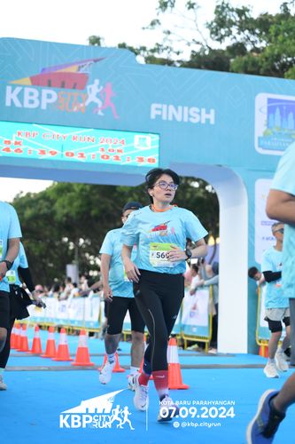Race photo from KBP City Run 2024
